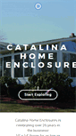 Mobile Screenshot of catalinaenclosures.com
